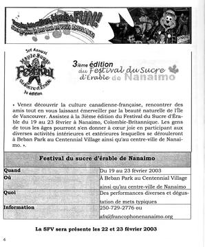   LE RÉVERBÈRE, 2003   , page 6