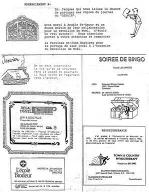   BULLETIN MENSUEL, 1991   , page 3