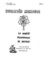 BULLETIN MENSUEL, 1985