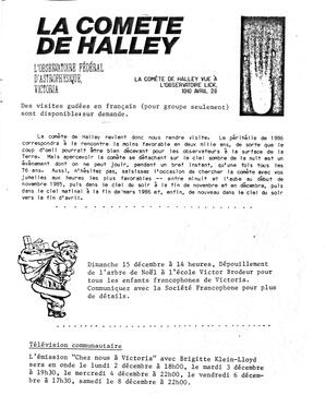   BULLETIN MENSUEL, 1985   , page 13