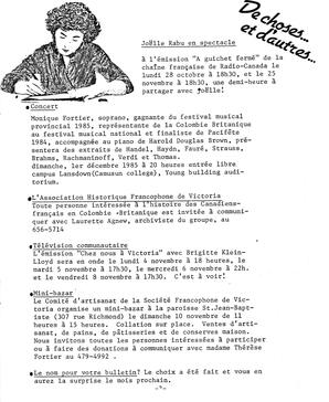   BULLETIN MENSUEL, 1985   , page 3
