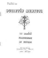 BULLETIN MENSUEL, 1985