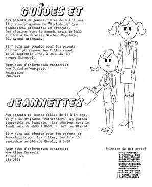   BULLETIN MENSUEL, 1985   , page 9