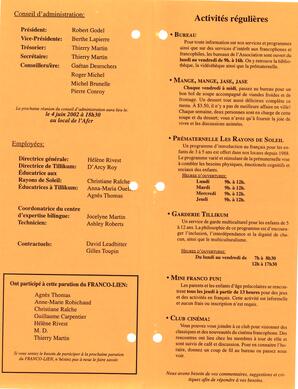   LE FRANCO-LIEN, 2002   , page 2