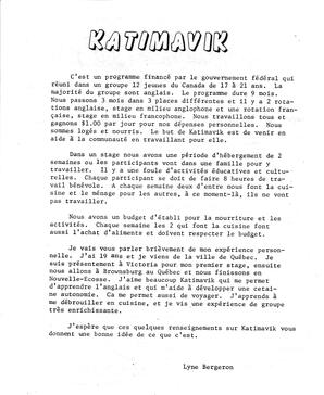   BULLETIN MENSUEL, 1985   , page 7