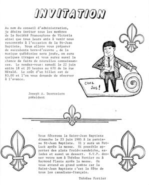   BULLETIN MENSUEL, 1985   , page 3