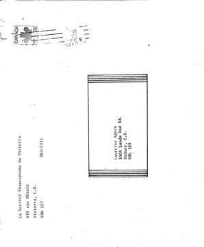   BULLETIN MENSUEL, 1985   , page 20