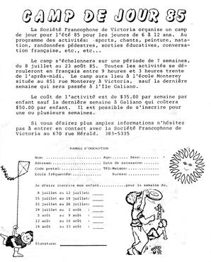   BULLETIN MENSUEL, 1985   , page 17