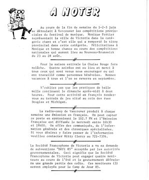   BULLETIN MENSUEL, 1985   , page 16