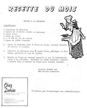   BULLETIN MENSUEL, 1985   , page 13
