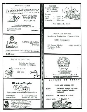   BULLETIN MENSUEL, 1991   , page 5