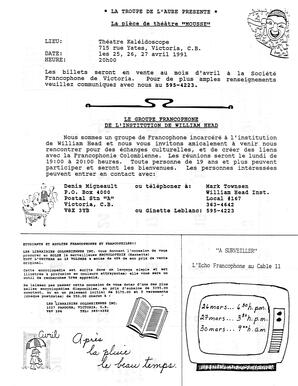   BULLETIN MENSUEL, 1991   , page 5