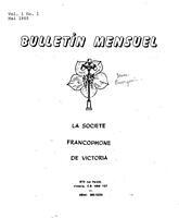 BULLETIN MENSUEL, 1985