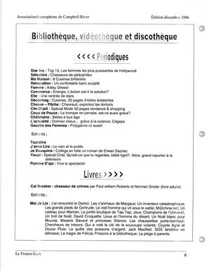   LE FRANCO-LIEN, 2006   , page 6