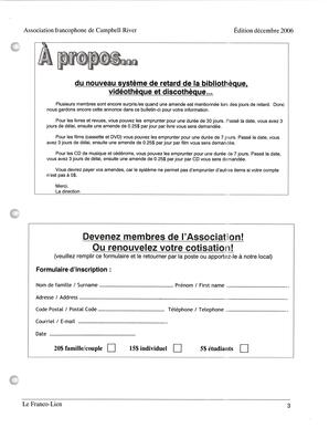   LE FRANCO-LIEN, 2006   , page 3