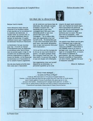   LE FRANCO-LIEN, 2006   , page 2