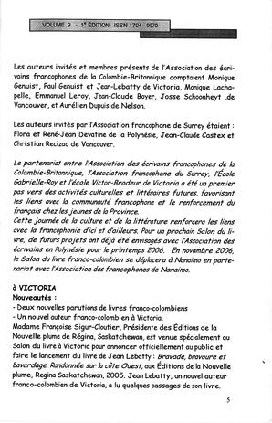   LE MOUSTIQUE PACIFIQUE, 2006   , page 5