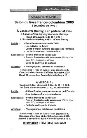   LE MOUSTIQUE PACIFIQUE, 2005   , page 4