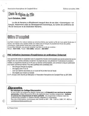   LE FRANCO-LIEN, 2006   , page 9
