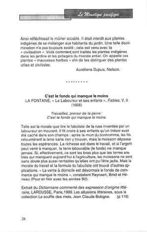   LE MOUSTIQUE PACIFIQUE, 2005   , page 26