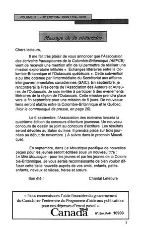   LE MOUSTIQUE PACIFIQUE, 2005   , page 3