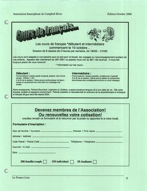   LE FRANCO-LIEN, 2006   , page 5