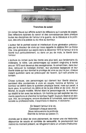   LE MOUSTIQUE PACIFIQUE, 2005   , page 14