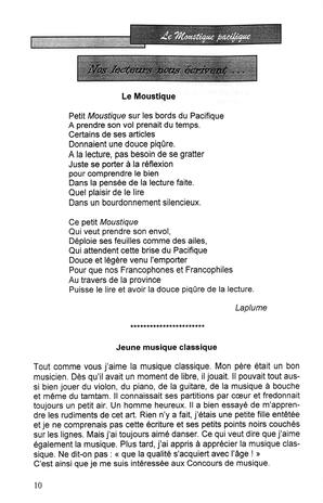   LE MOUSTIQUE PACIFIQUE, 2005   , page 10