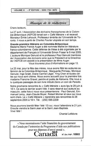   LE MOUSTIQUE PACIFIQUE, 2005   , page 3