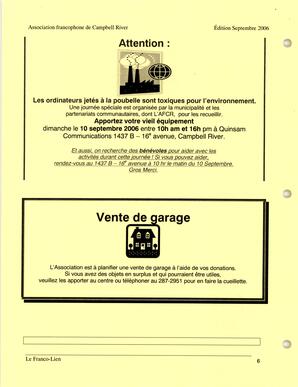   LE FRANCO-LIEN, 2006   , page 6