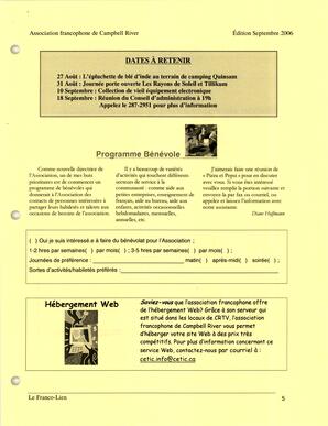   LE FRANCO-LIEN, 2006   , page 5