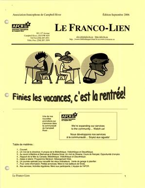   LE FRANCO-LIEN, 2006   , page 1