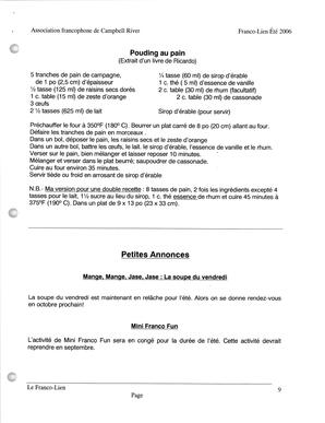   LE FRANCO-LIEN, 2006   , page 9