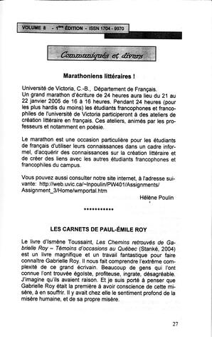   LE MOUSTIQUE PACIFIQUE, 2005   , page 27
