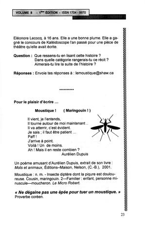   LE MOUSTIQUE PACIFIQUE, 2005   , page 23