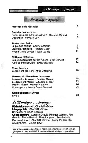   LE MOUSTIQUE PACIFIQUE, 2005   , page 2