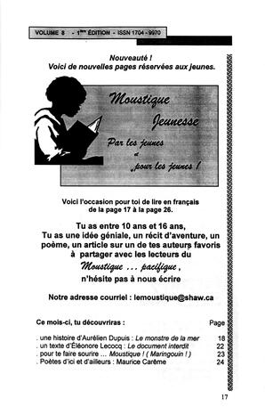   LE MOUSTIQUE PACIFIQUE, 2005   , page 17