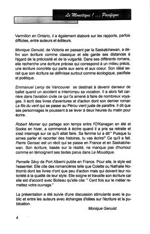   LE MOUSTIQUE PACIFIQUE, 2004   , page 4