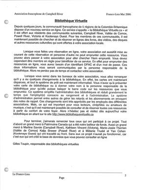   LE FRANCO-LIEN, 2006   , page 5
