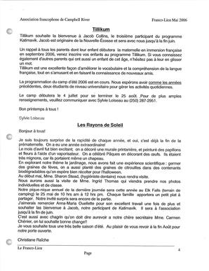   LE FRANCO-LIEN, 2006   , page 4