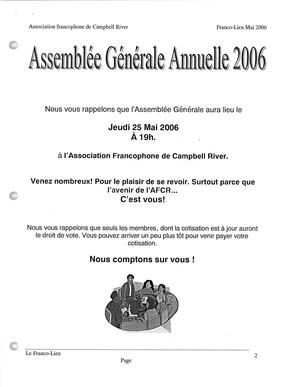  LE FRANCO-LIEN, 2006   , page 2