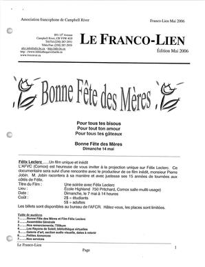   LE FRANCO-LIEN, 2006   , page 1