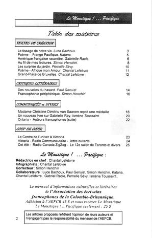  LE MOUSTIQUE PACIFIQUE, 2004   , page 2