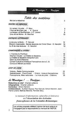   LE MOUSTIQUE PACIFIQUE, 2004   , page 2