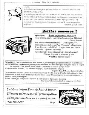   LE MOUSTIQUE PACIFIQUE, 1998   , page 13