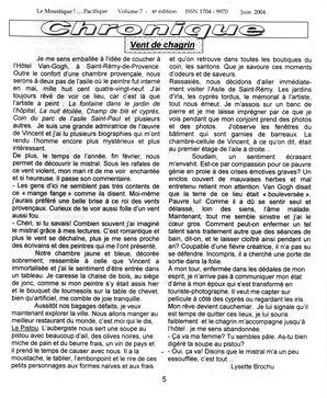   LE MOUSTIQUE PACIFIQUE, 2004   , page 5