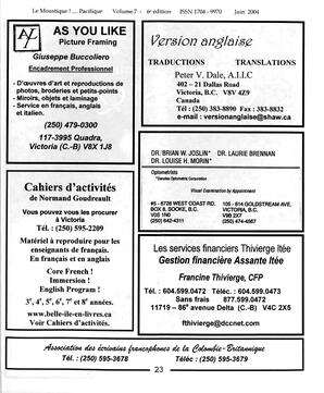   LE MOUSTIQUE PACIFIQUE, 2004   , page 23