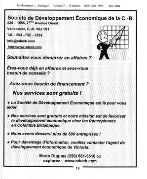   LE MOUSTIQUE PACIFIQUE, 2004   , page 19