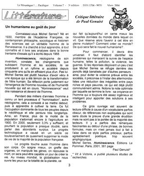   LE MOUSTIQUE PACIFIQUE, 2004   , page 3