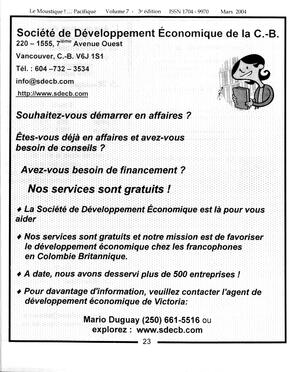   LE MOUSTIQUE PACIFIQUE, 2004   , page 25